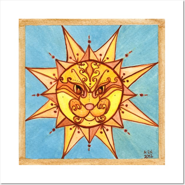 Sun Lion Wall Art by Amy-Elyse Neer